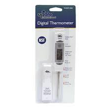 Pocket Thermometer, Digital, -40 - 450F, Water Resistant